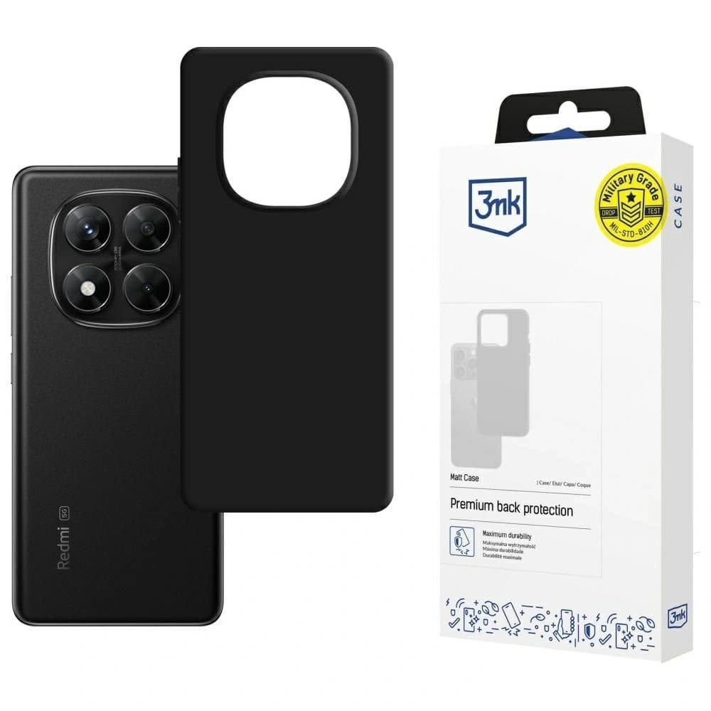 3MK Matt Case Pro Redmi Note 14 Pro 5G / Poco X7 5G black - 1