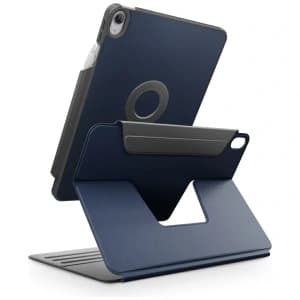 UNIQ Rovus Snapmount Magnetic 360 Rotating Detachable Apple iPad 10.9" 2022 / 11" 2025 navy blue