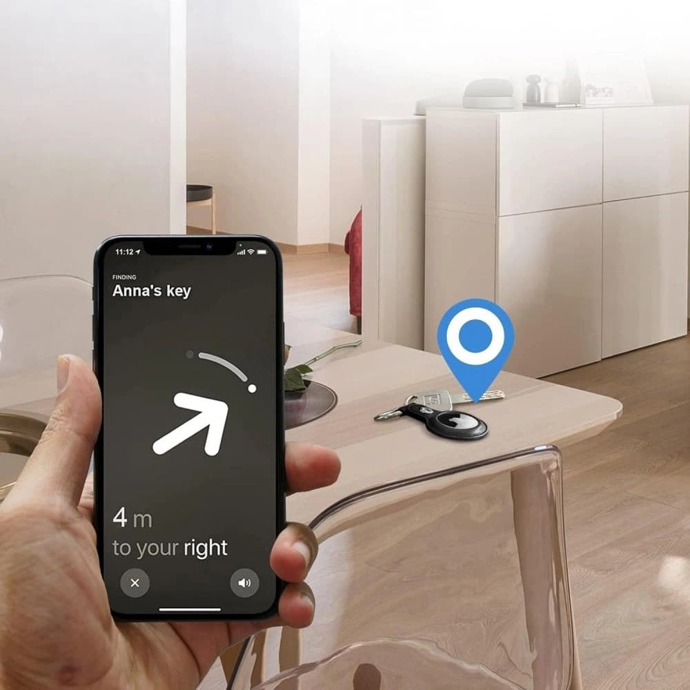 Tech-Protect NaturalFit Apple AirTag 1 / 2 Black - 5