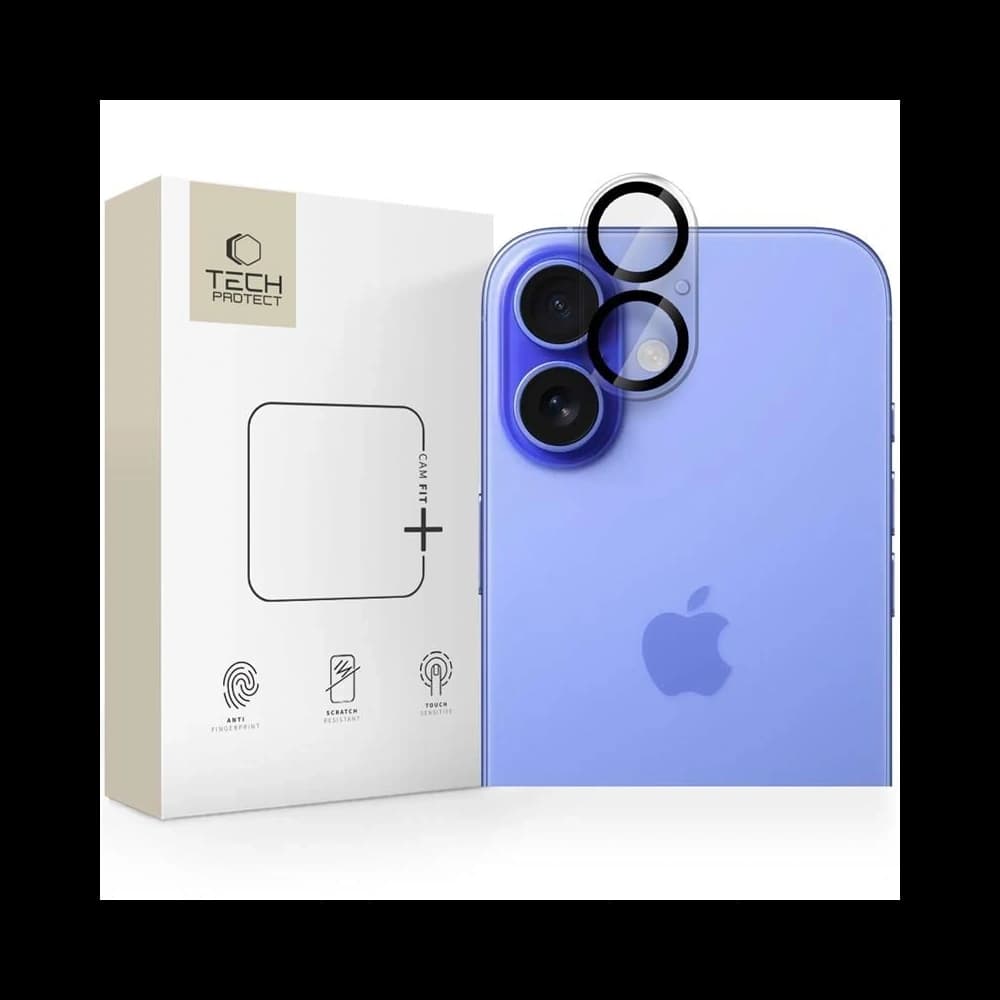Tech-Protect Cam Fit+ Apple iPhone 16 / 16 Plus Átlátszó - 1