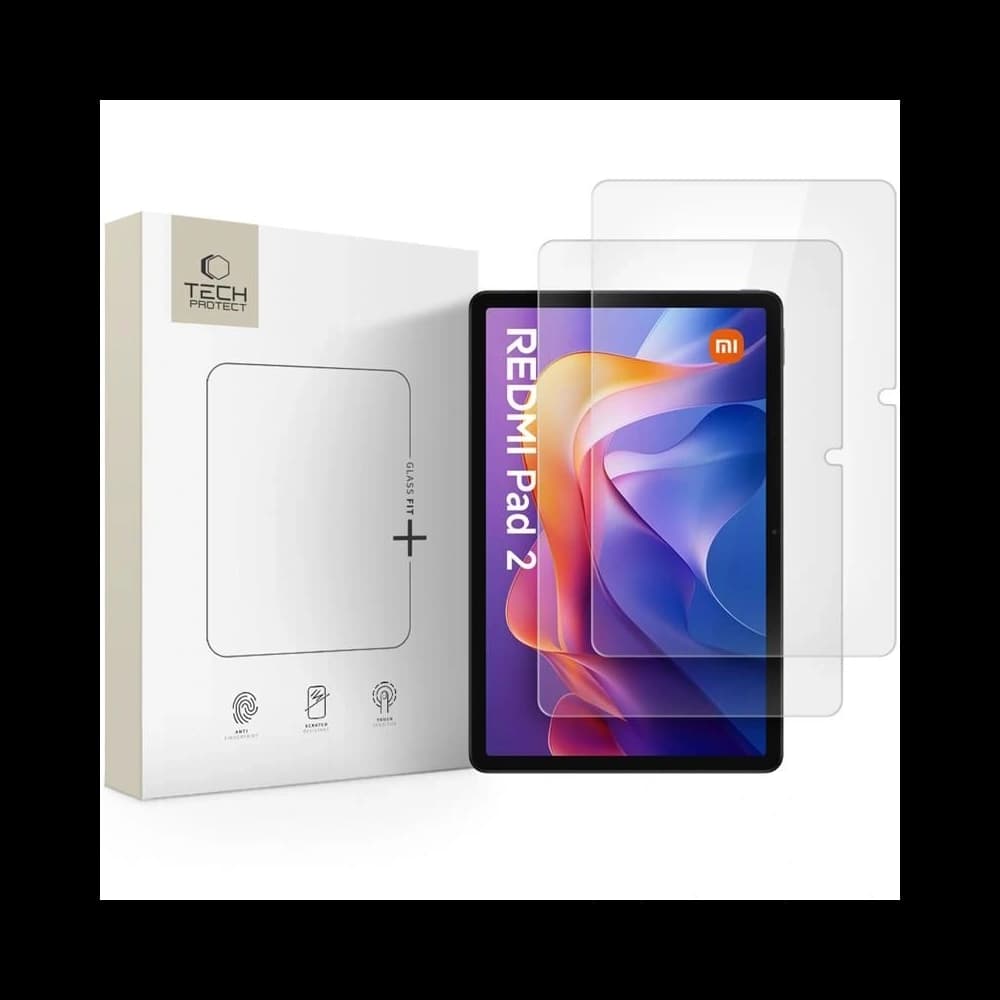 Tech-Protect Glass Fit+ Xiaomi Redmi Pad 2 / SE 11.0 Klar [2 PACK] - 1