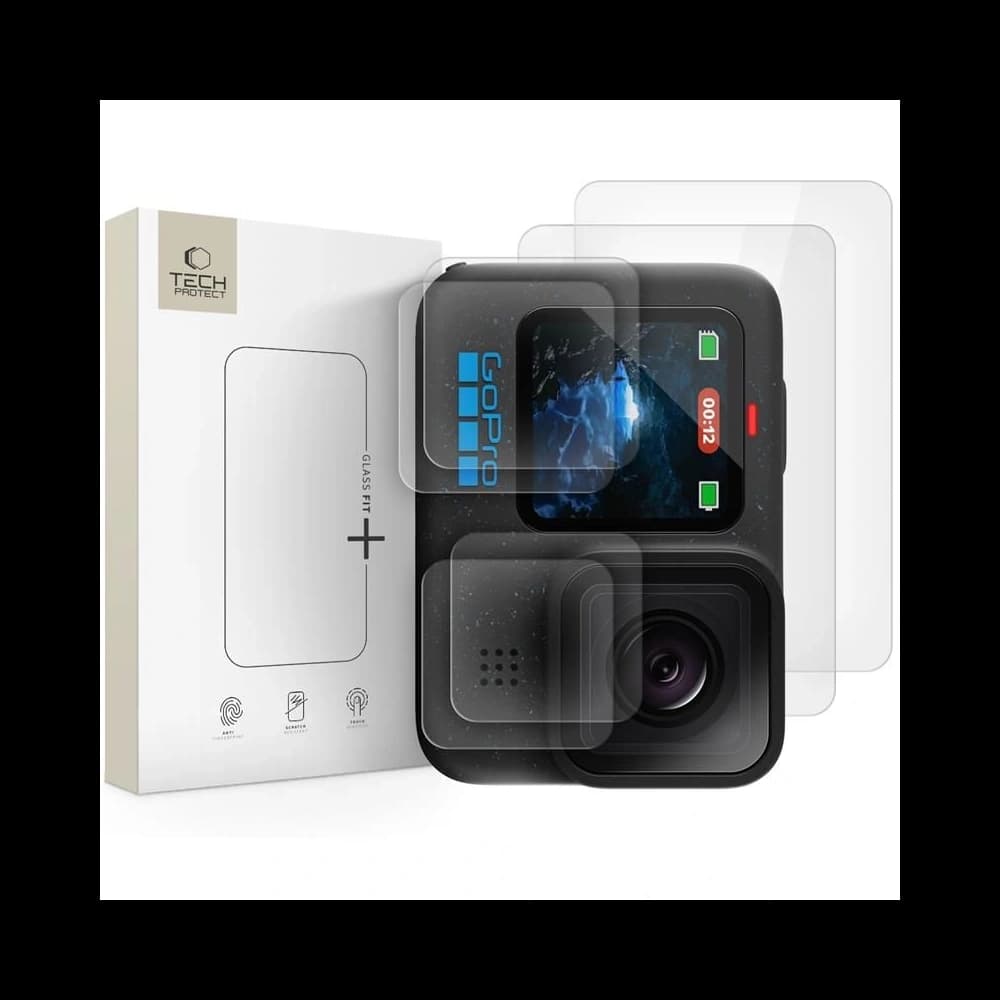 Tech-Protect Glass Fit+ GoPro Hero 9 / 10 / 11 / 12 Clear [2 PACK] - 1