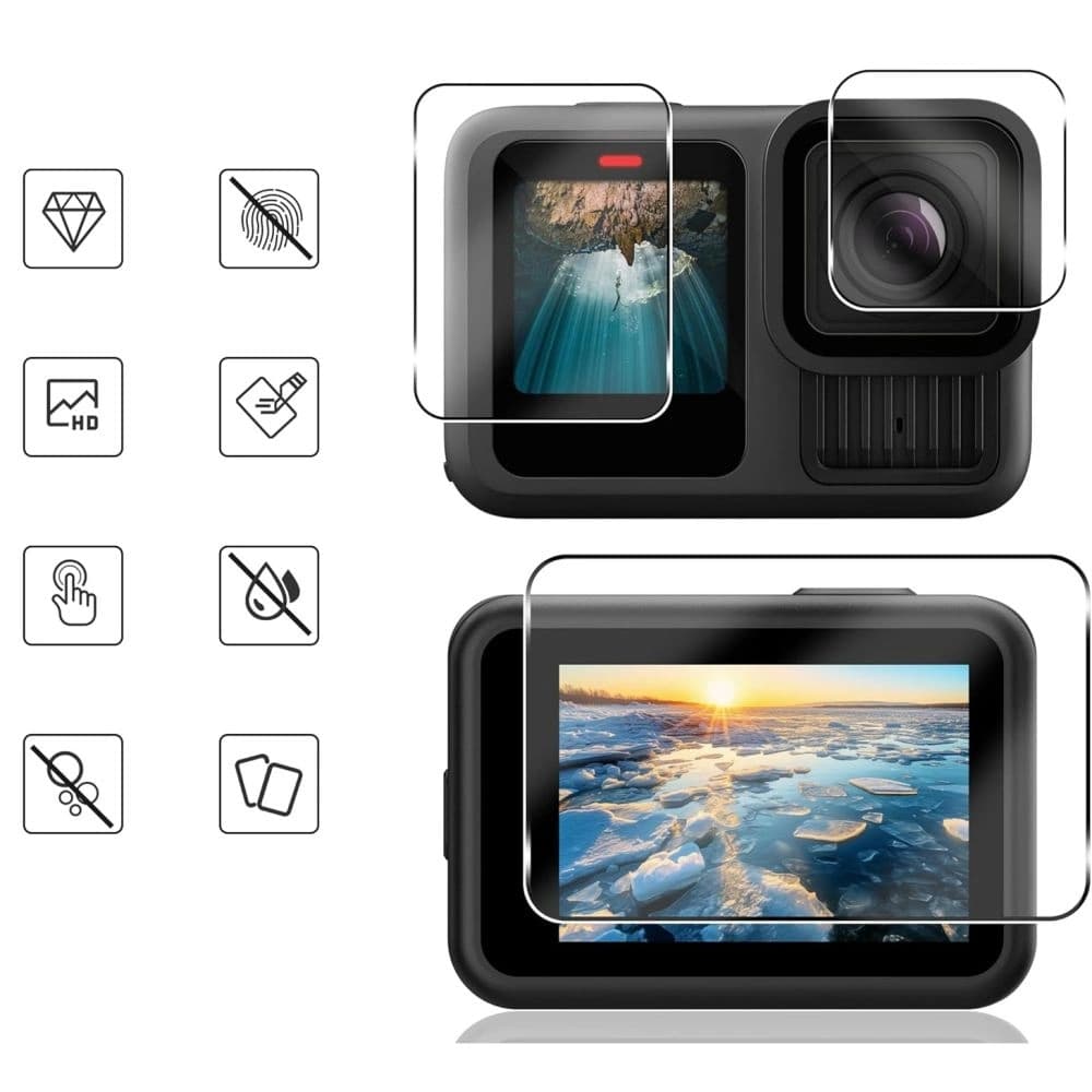 Tech-Protect Glass Fit+ GoPro Hero 13 Klar [2 PACK] - 2