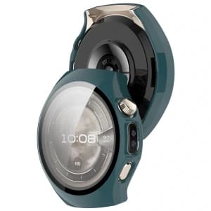 Bizon Case+Glass Uhr Huawei Watch 5 46mm grün