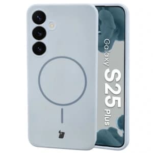 Bizon Soft Case Magnetic Samsung Galaxy S25+ Plus blau