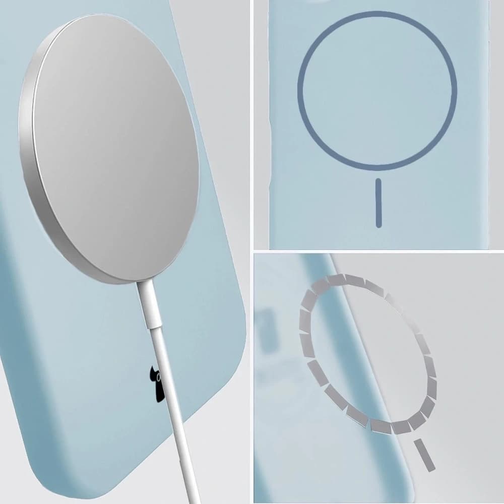 Bizon Soft Case Magnetic Samsung Galaxy S25+ Plus blue - 4