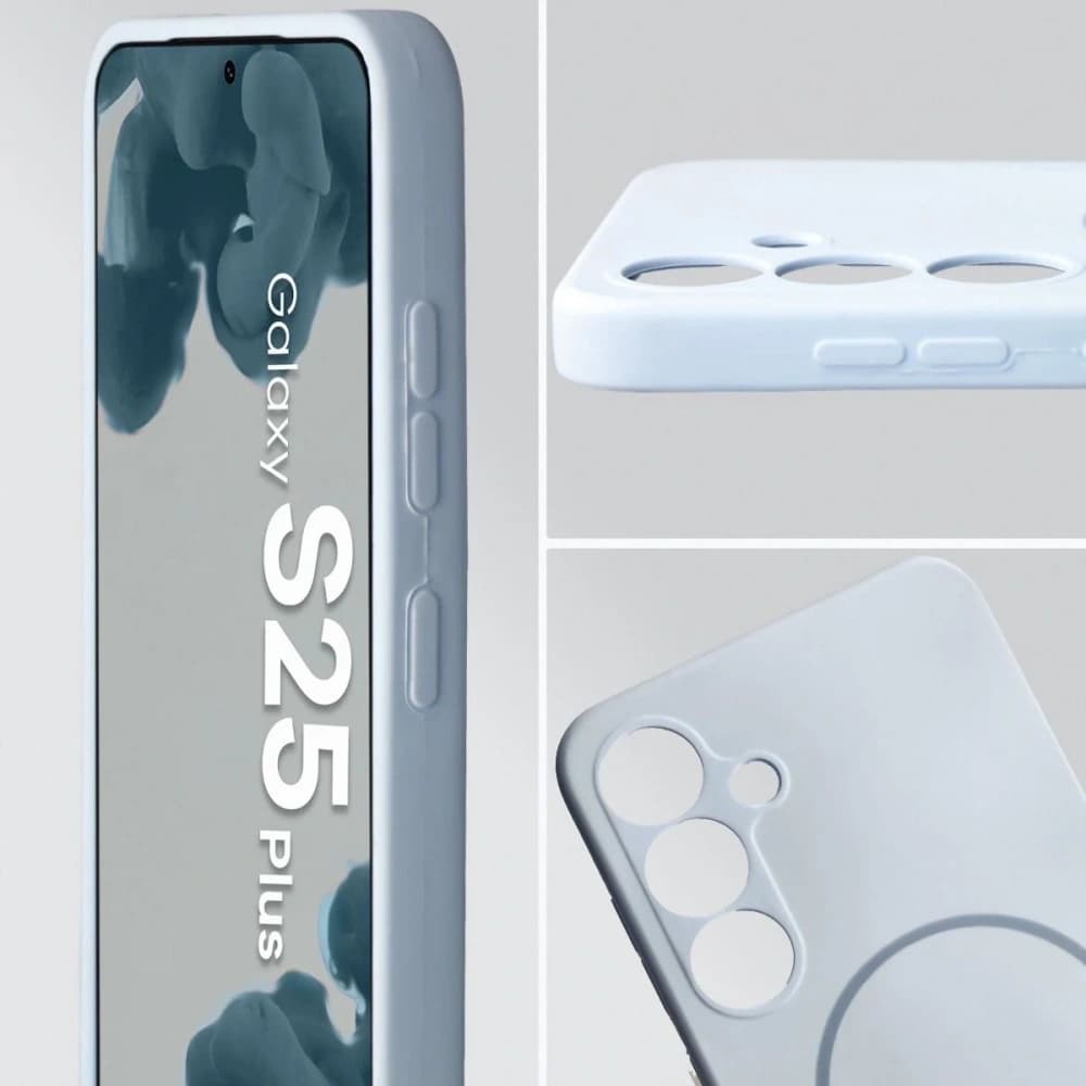 Bizon Soft Case Magnetic Samsung Galaxy S25+ Plus blue - 6