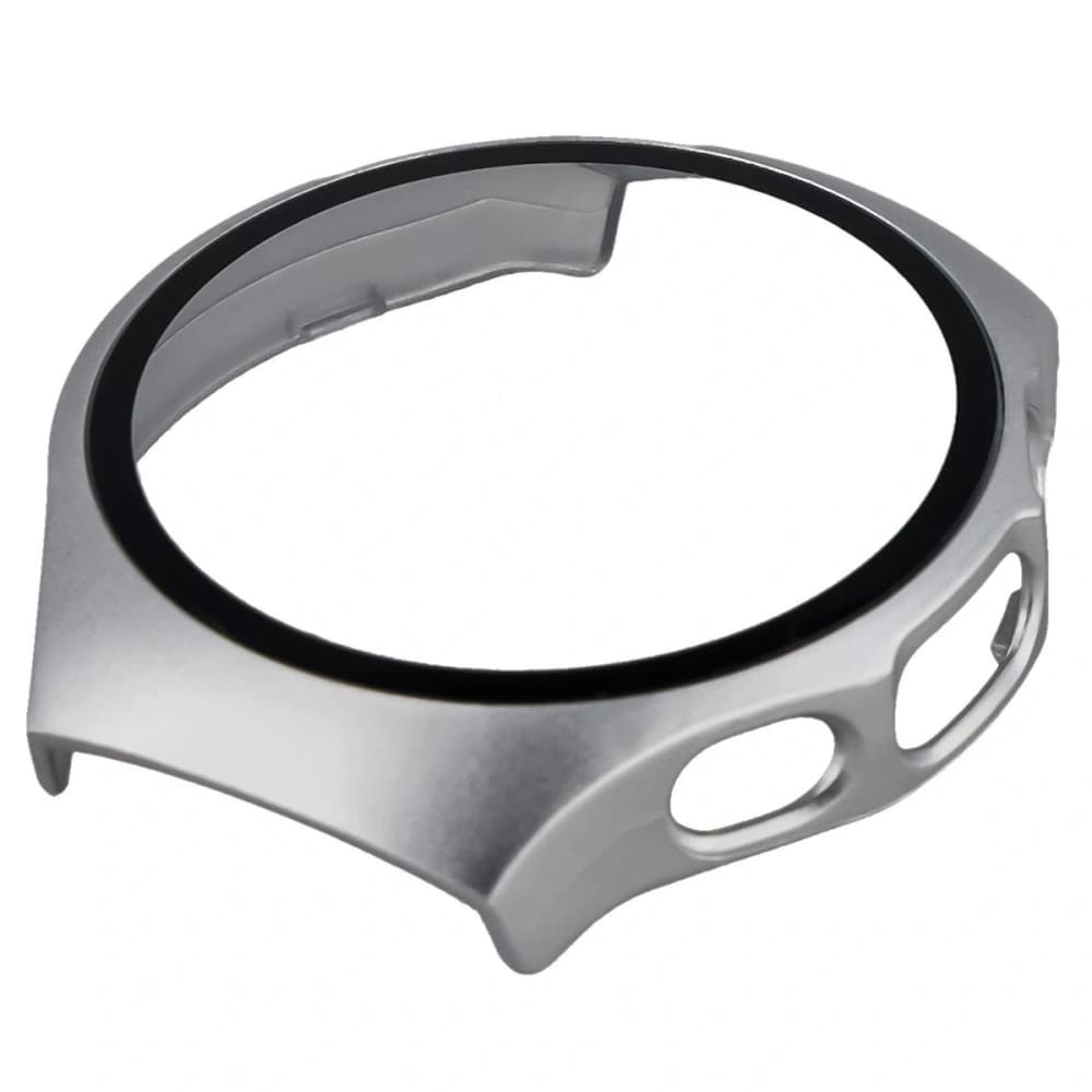 Bizon Case+Glass Uhr Huawei Watch 5 46mm satin silber - 6