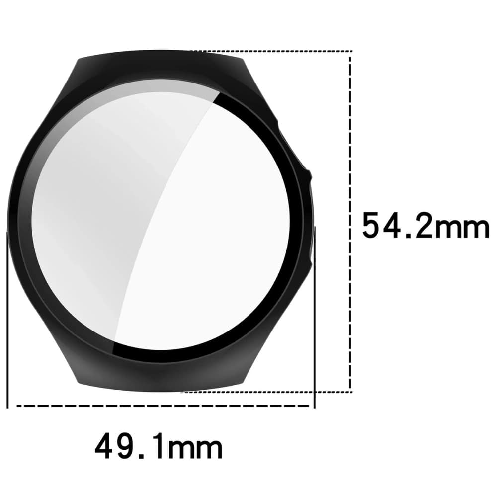 Bizon Case+Glas Uhr Huawei Watch 5 46mm schwarz - 7