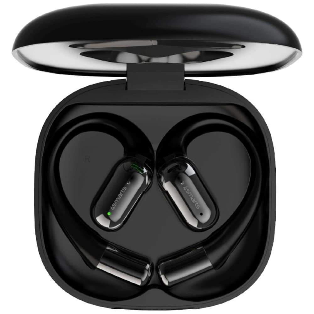 Słuchawki Bluetooth 4smarts SkyBuds OWS Open-Ear z ekranem AI czarny - 3