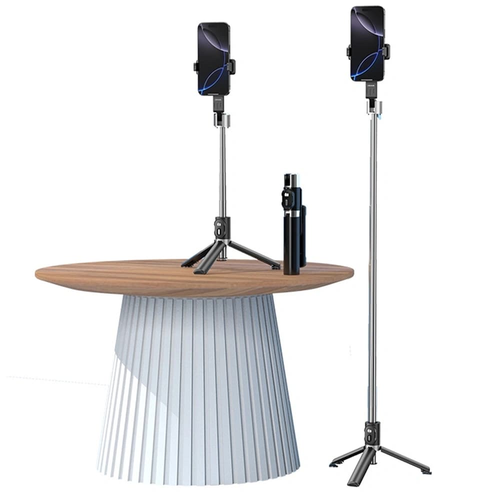 USAMS ZB324 Mini Vezeték Nélküli Szelfi Bot Fekete - 4