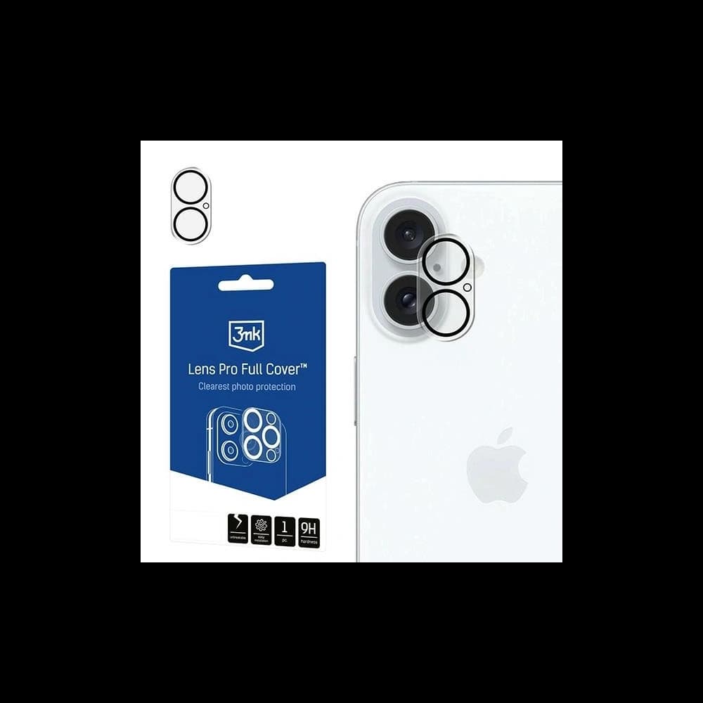 3MK Lens Pro Full Cover Apple iPhone 16 / 16 Plus - 1