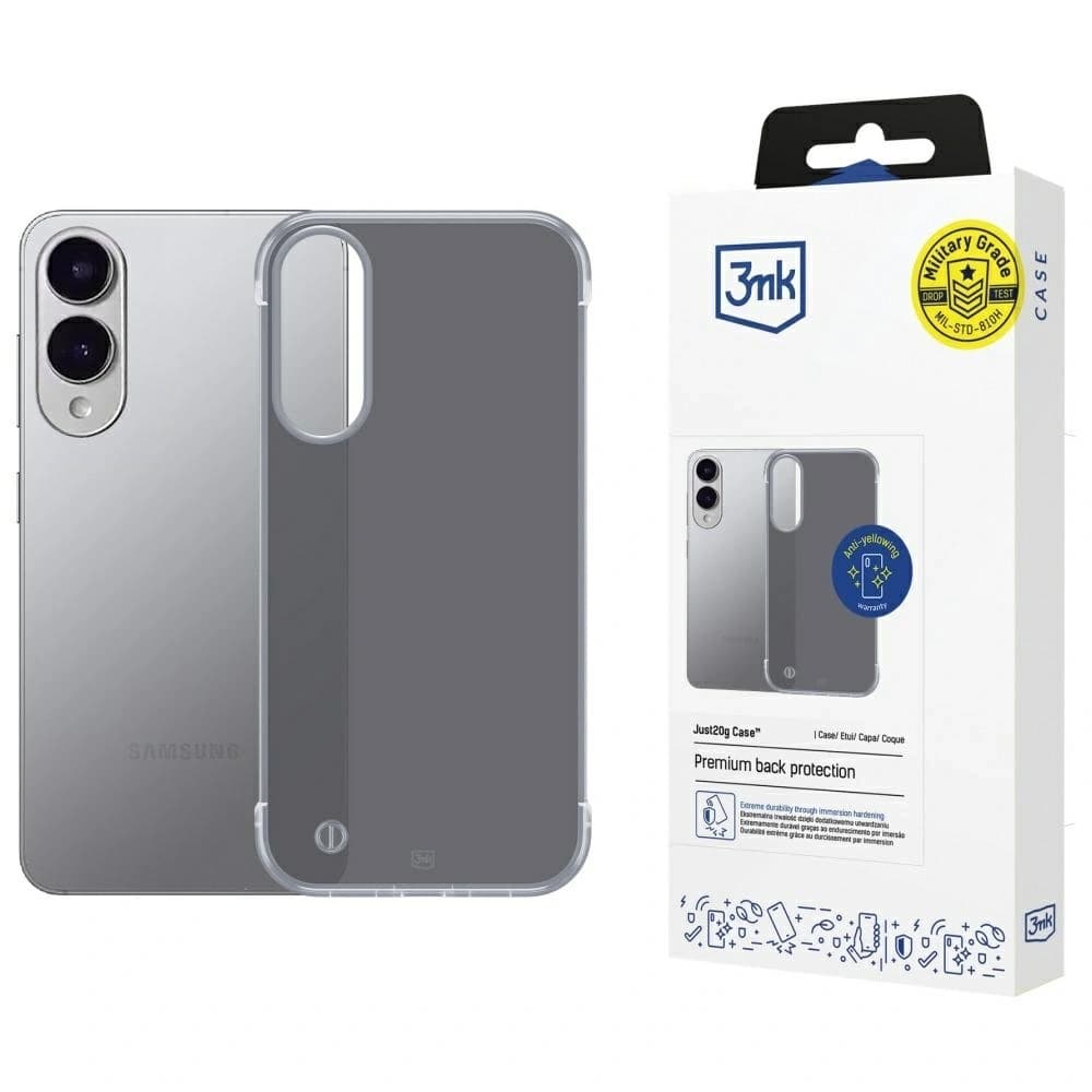 3MK Just20g Matt Case Samsung Galaxy S25 Edge schwarz - 1