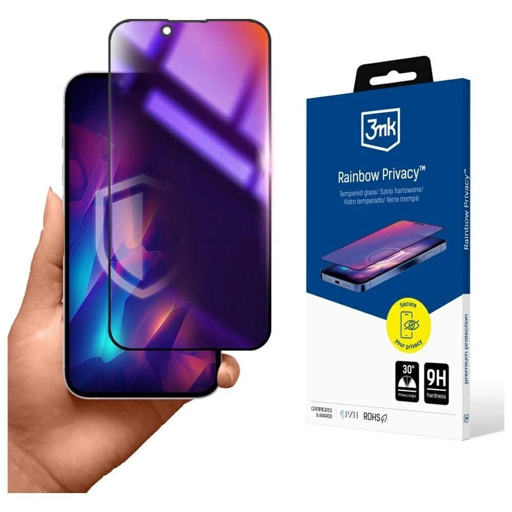 3MK Szivárvány Privát Apple iPhone 17e / 16e - 1