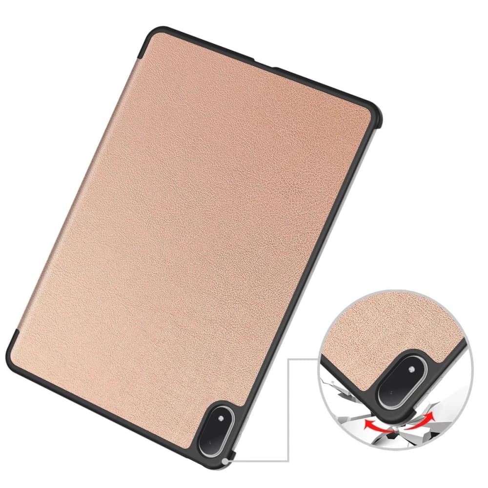 Bizon Case Tab Croc OnePlus Pad 3 / 2 Pro / OPPO Pad 4 / 4 Pro rose gold - 3