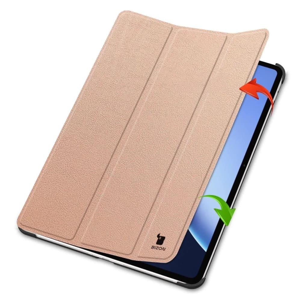 Bizon Case Tab Croc OnePlus Pad 3 / 2 Pro / OPPO Pad 4 / 4 Pro rose gold - 6