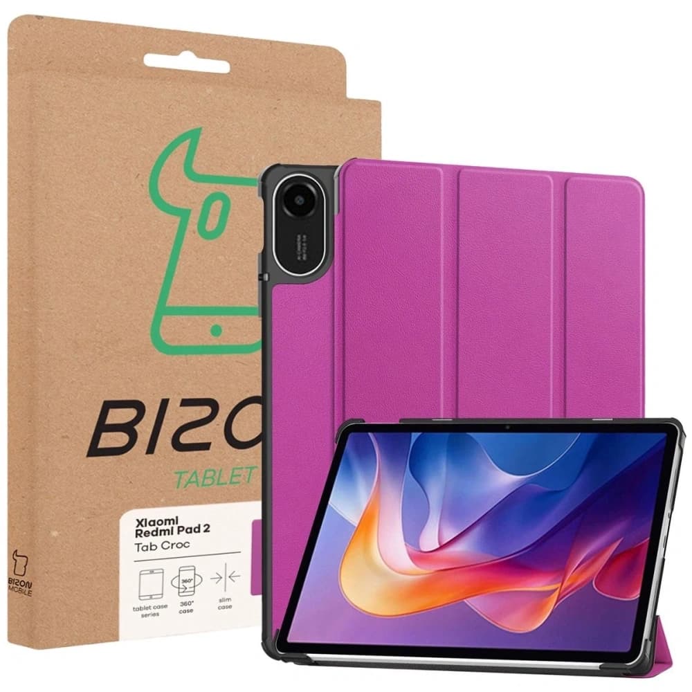 Bizon Case Tab Croc Xiaomi Redmi Pad 2 lila - 8