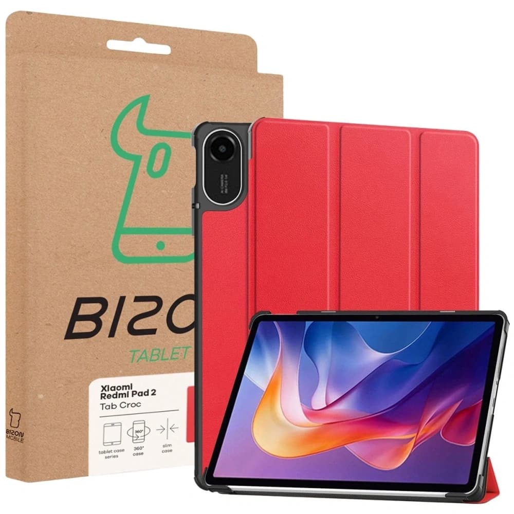 Bizon Case Tab Croc Xiaomi Redmi Pad 2 rot - 8