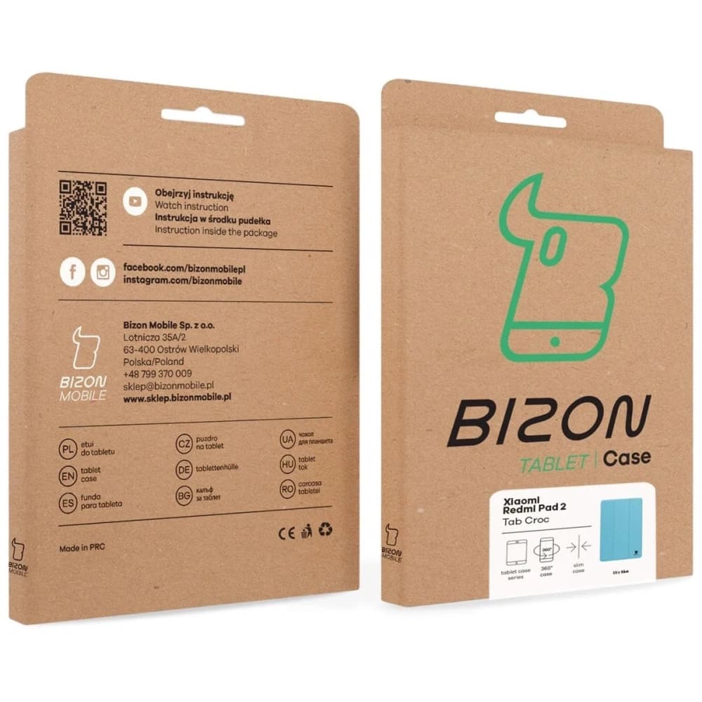 Bizon Case Tab Croc Xiaomi Redmi Pad 2 blau - 9