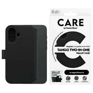 CARE by PanzerGlass Feature Tango 2in1 Wallet MagSafe Apple iPhone 16 black
