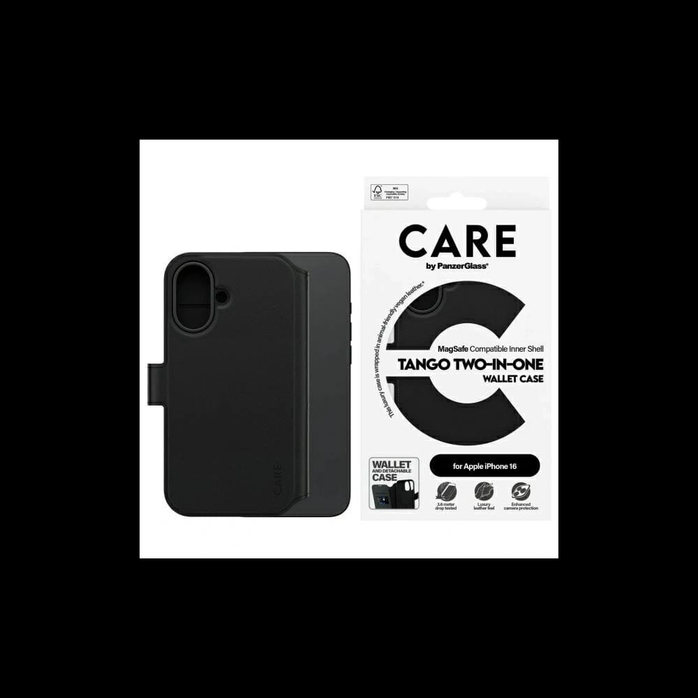 CARE by PanzerGlass Feature Tango 2in1 Wallet MagSafe Apple iPhone 16 black - 1