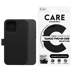 CARE von PanzerGlass Feature Tango 2in1 Wallet MagSafe Apple iPhone 16 Pro Max schwarz