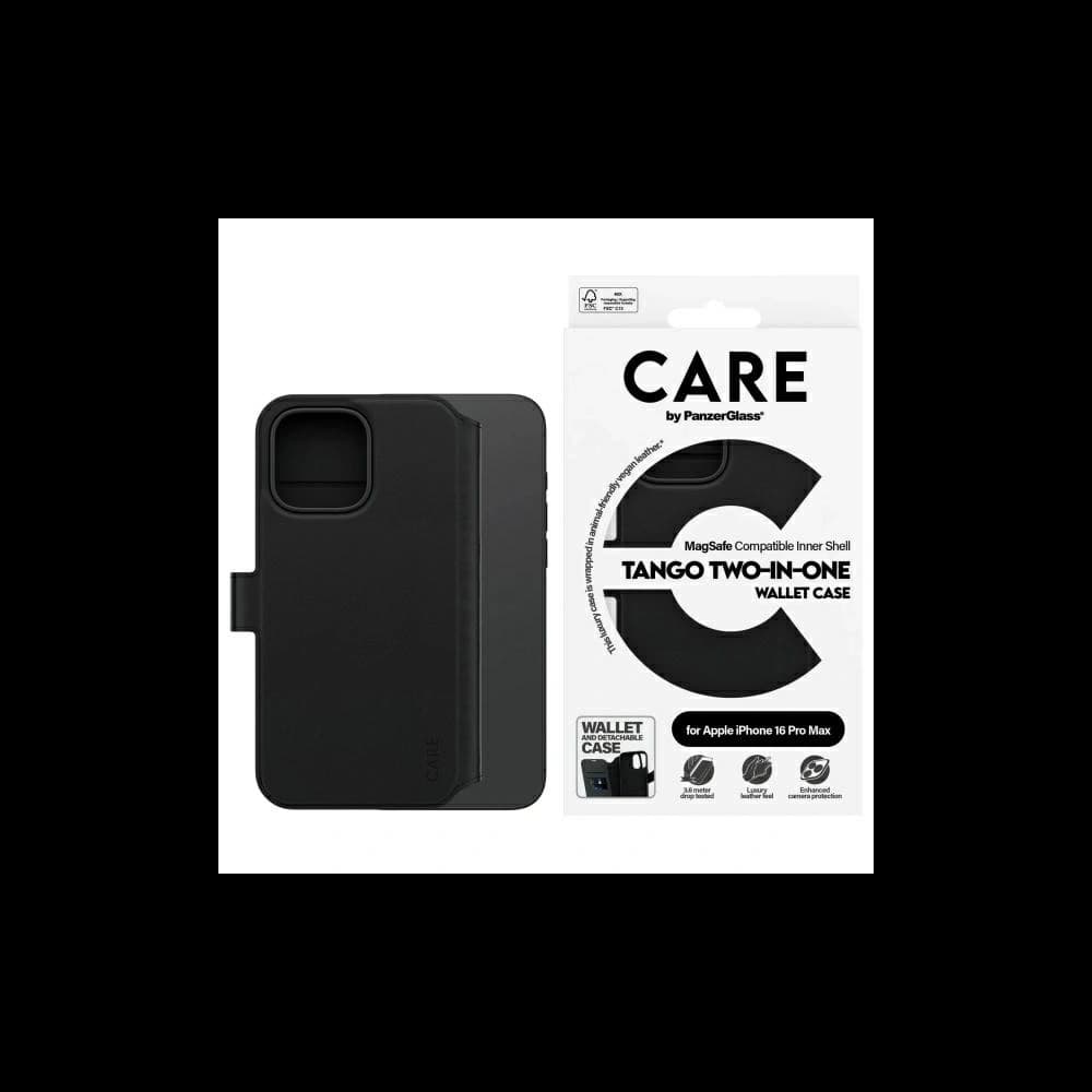 CARE von PanzerGlass Feature Tango 2in1 Wallet MagSafe Apple iPhone 16 Pro Max schwarz - 1