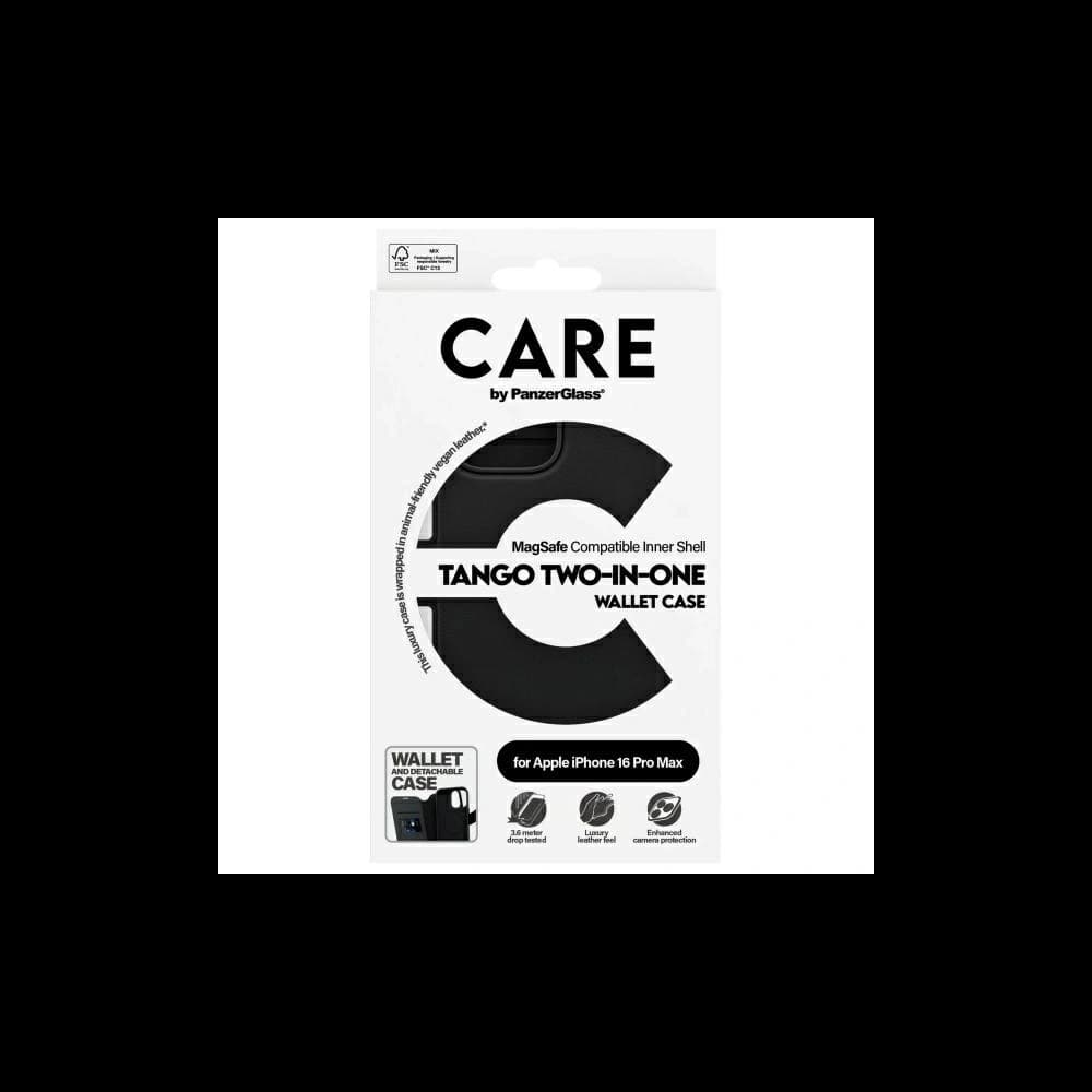 CARE von PanzerGlass Feature Tango 2in1 Wallet MagSafe Apple iPhone 16 Pro Max schwarz - 4