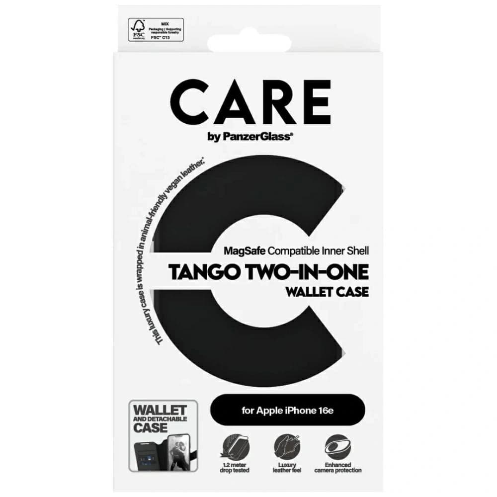 CARE by PanzerGlass Feature Tango 2w1 Wallet MagSafe Apple iPhone 17e / 16e black - 4