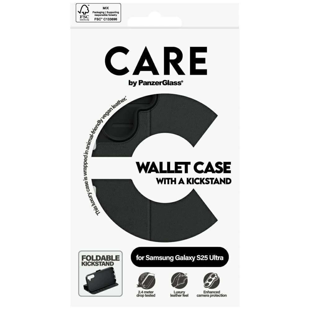 CARE by PanzerGlass Feature Wallet Kickstand Samsung Galaxy S25 Ultra black - 5