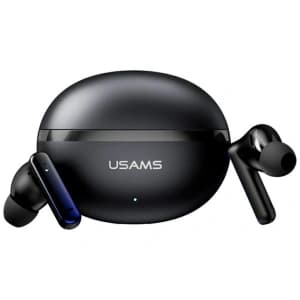 USAMS Echo E02 TWS ANC+ENC Bluetooth 5.3 Wireless In-Ear Headphones (black)