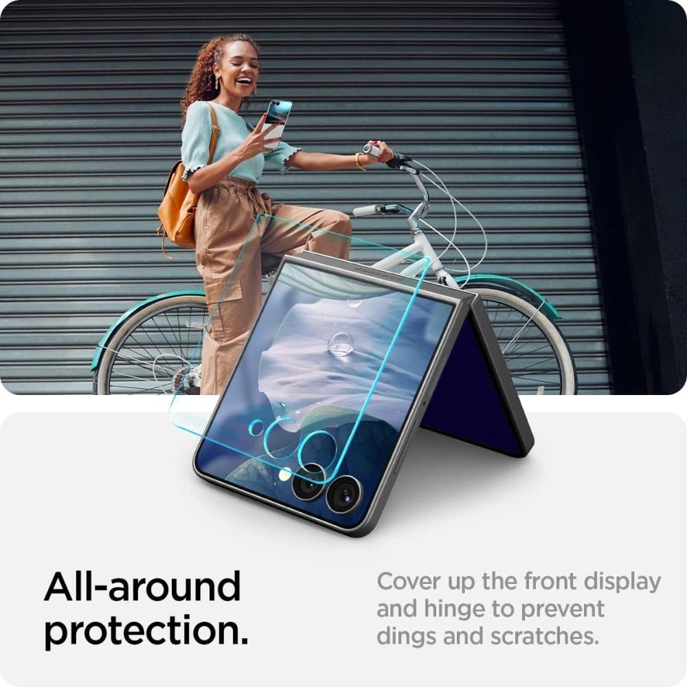 Spigen Glas.tr ez Fit HD Samsung Galaxy Z Flip 7 Clar - 12