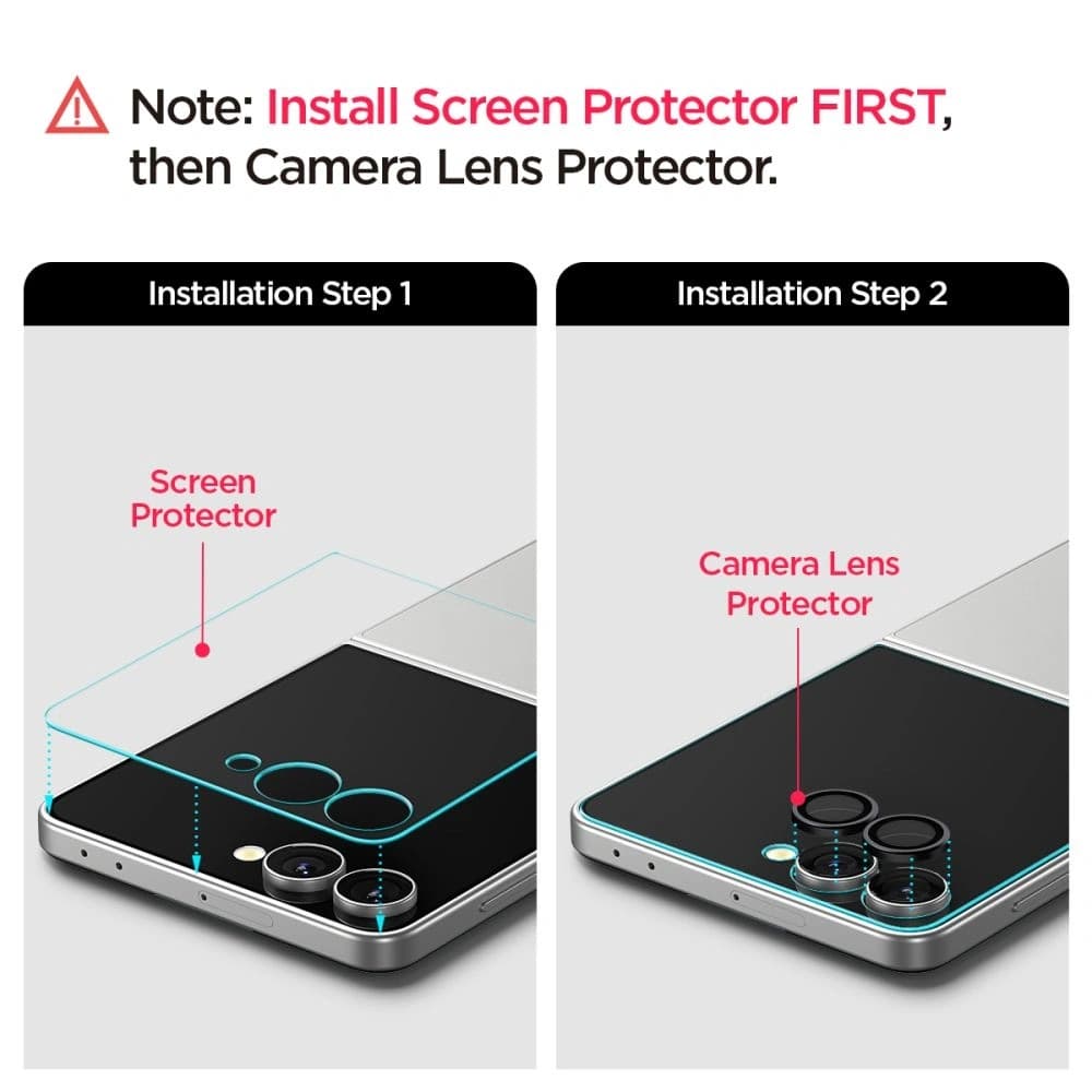 Spigen Glas.tr ez Fit HD Samsung Galaxy Z Flip 7 Clar [2 PACHET] - 8