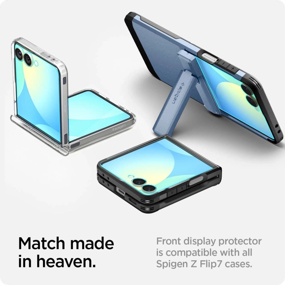 Spigen Glas.tr ez Fit HD Samsung Galaxy Z Flip 7 Clar [2 PACHET] - 13