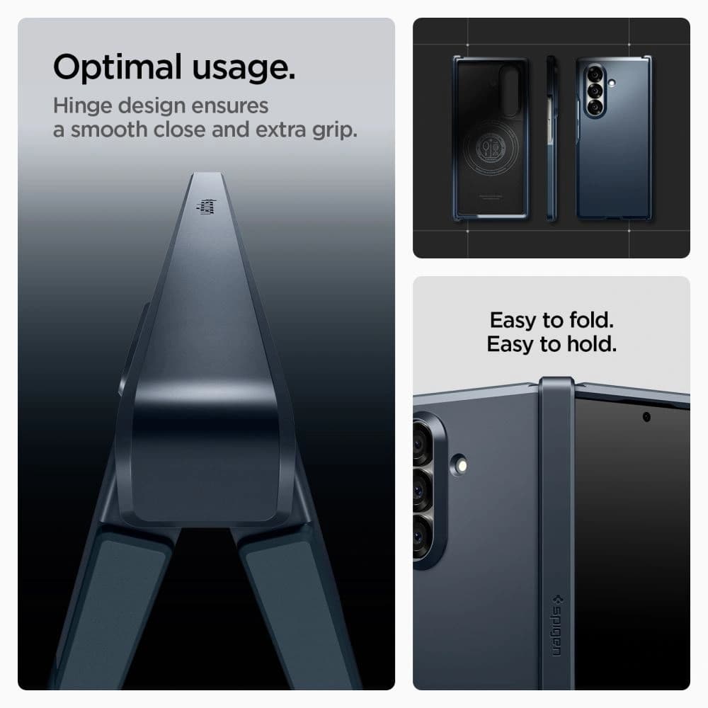 Etui Spigen Tough Armor Pro Mag MagSafe do Samsung Galaxy Z Fold 7 Metal Slate - 13