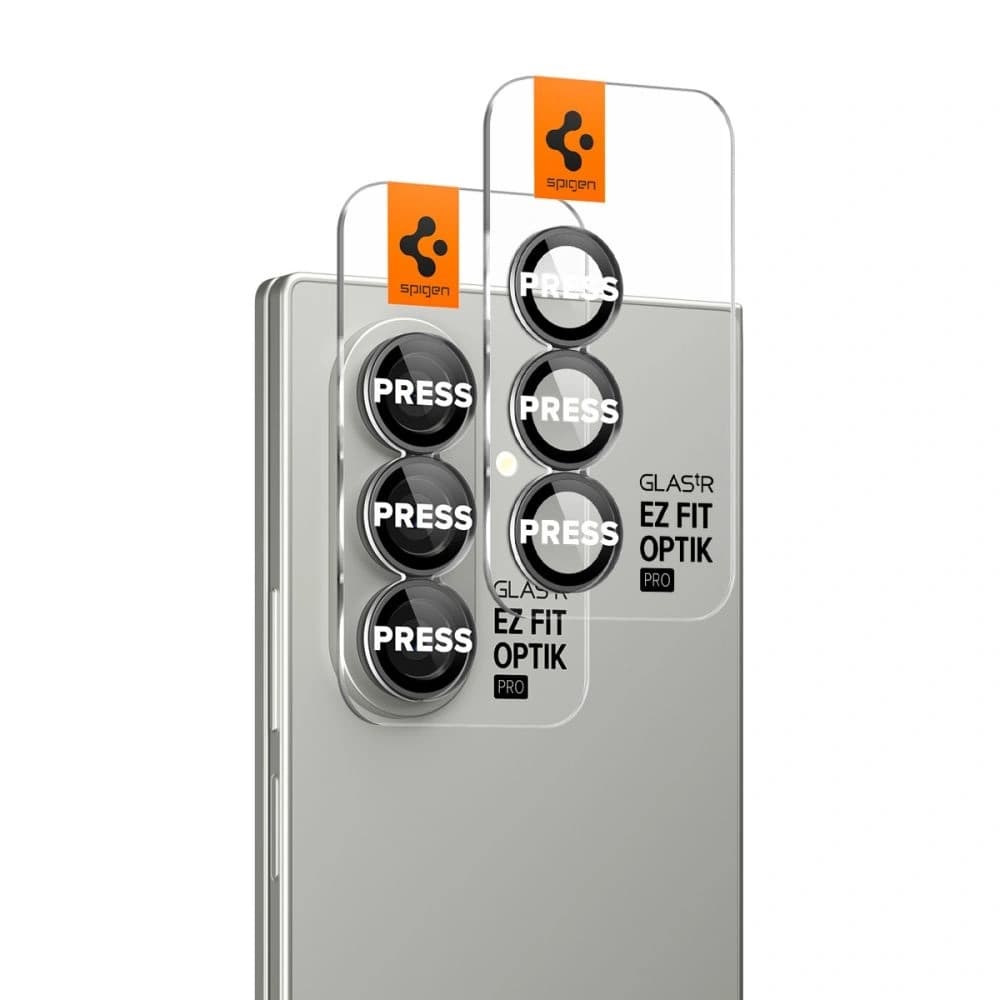 Spigen Optik Pro HD üveg.fedél a Samsung Galaxy Z Fold 7-hez Fekete [2 CSOMAG] - 6