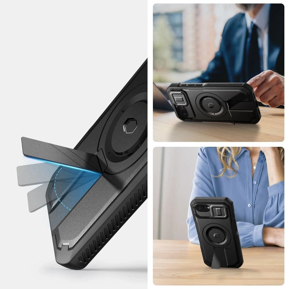 Tech-Protect Kevlar MagSafe Apple iPhone 17e / 16e Black - 3