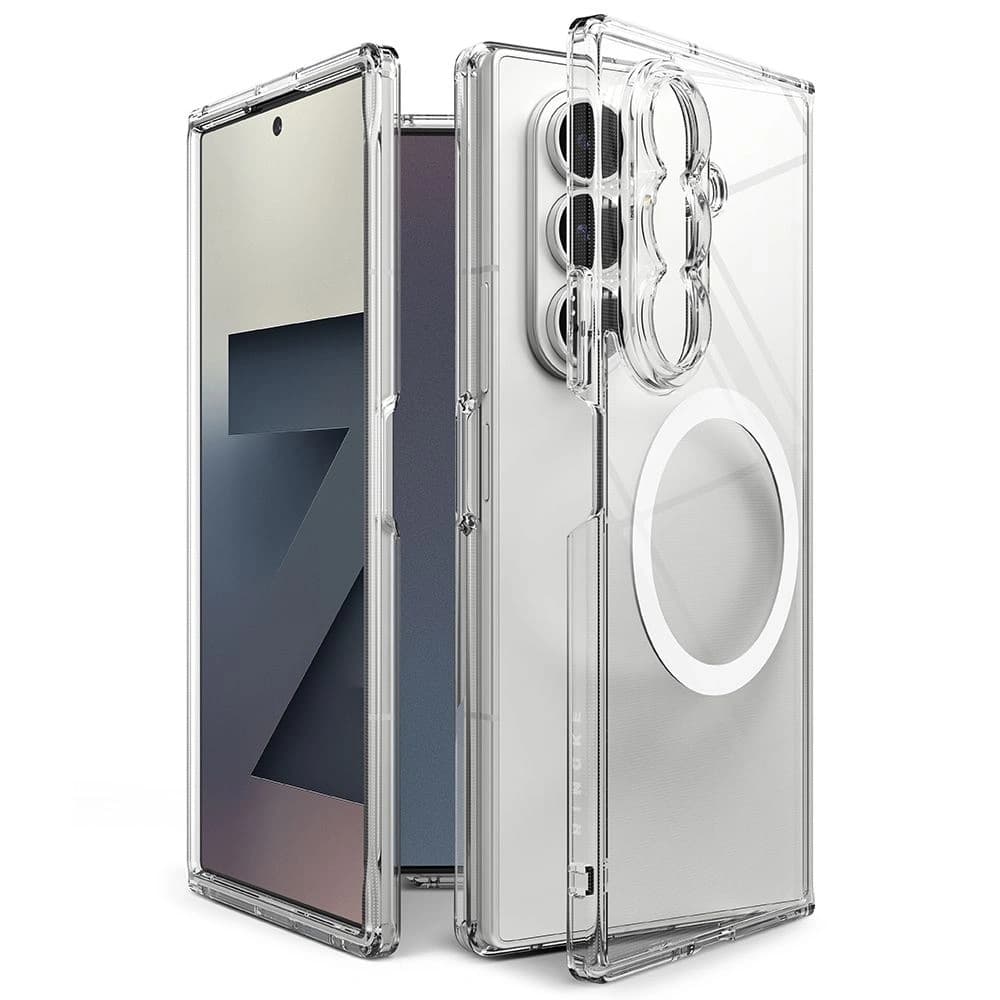 Etui Ringke Fusion Magnetic MagSafe do Samsung Galaxy Z Fold 7 Clear - 3