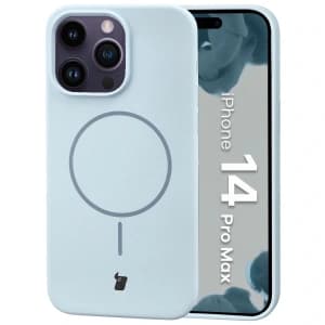 Bizon Soft Case Magnetic Apple iPhone 14 Pro Max blue