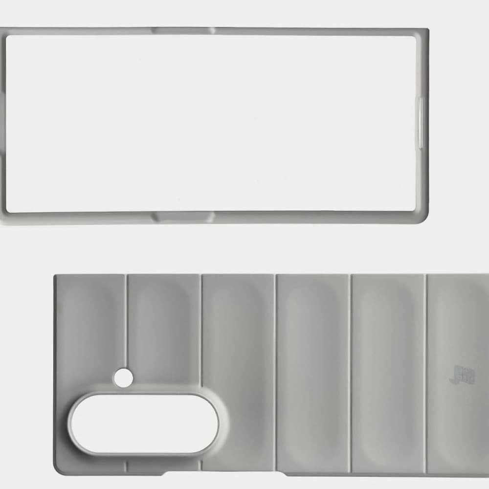 Pancerne etui Bizon Case Tur do Samsung Galaxy Z Fold7 jasnoszare - 6