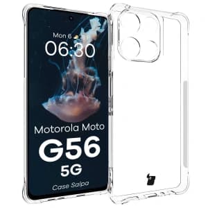 Bizon Case Salpa Motorola Moto G56 5G průhledný