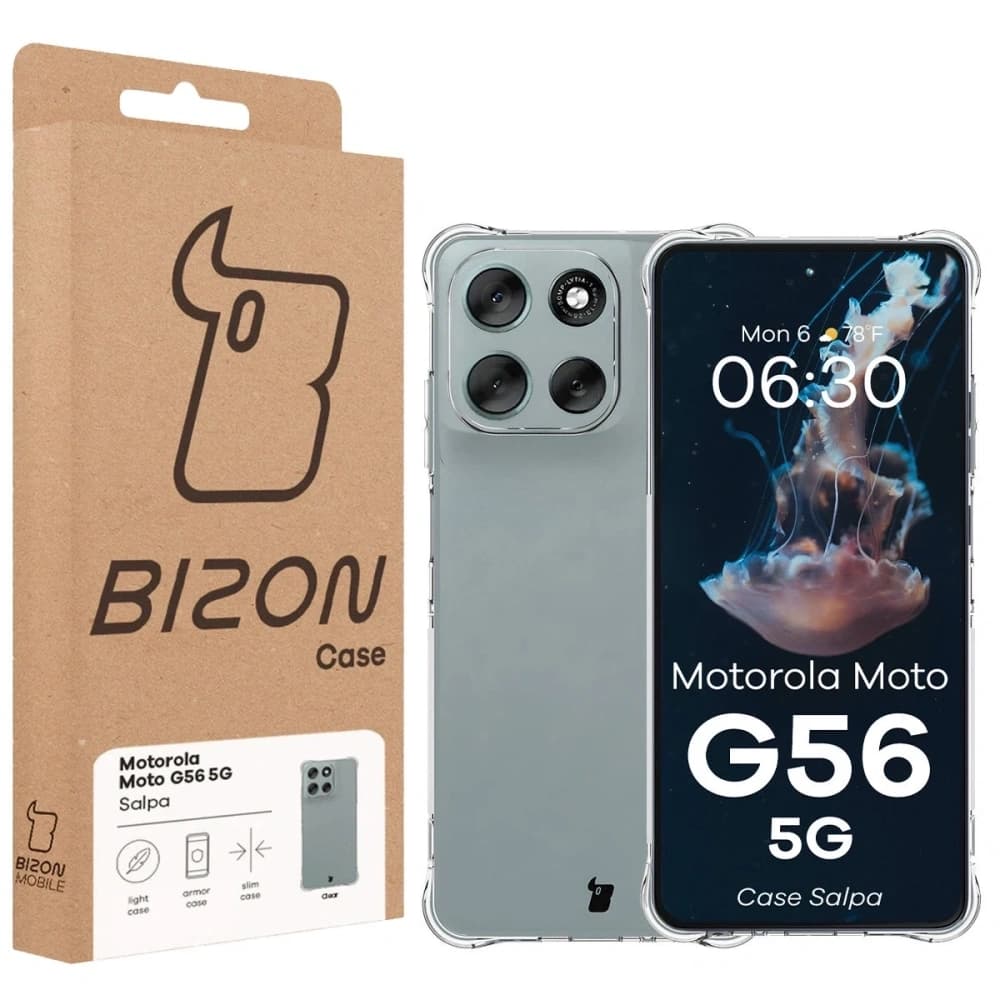 Bizon Case Salpa Motorola Moto G56 5G průhledný - 7