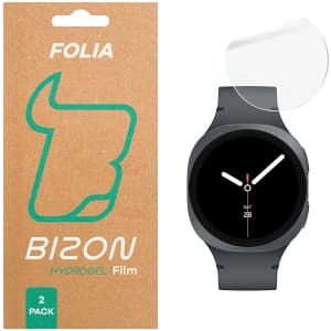 Bizon skleněná ochranná fólie Hydrogel pro Samsung Galaxy Watch 8 40 mm [2 BALENÍ]