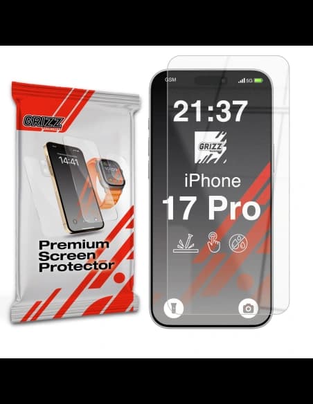 Szkło hybrydowe GrizzGlass HybridGlass do Apple iPhone 17 Pro