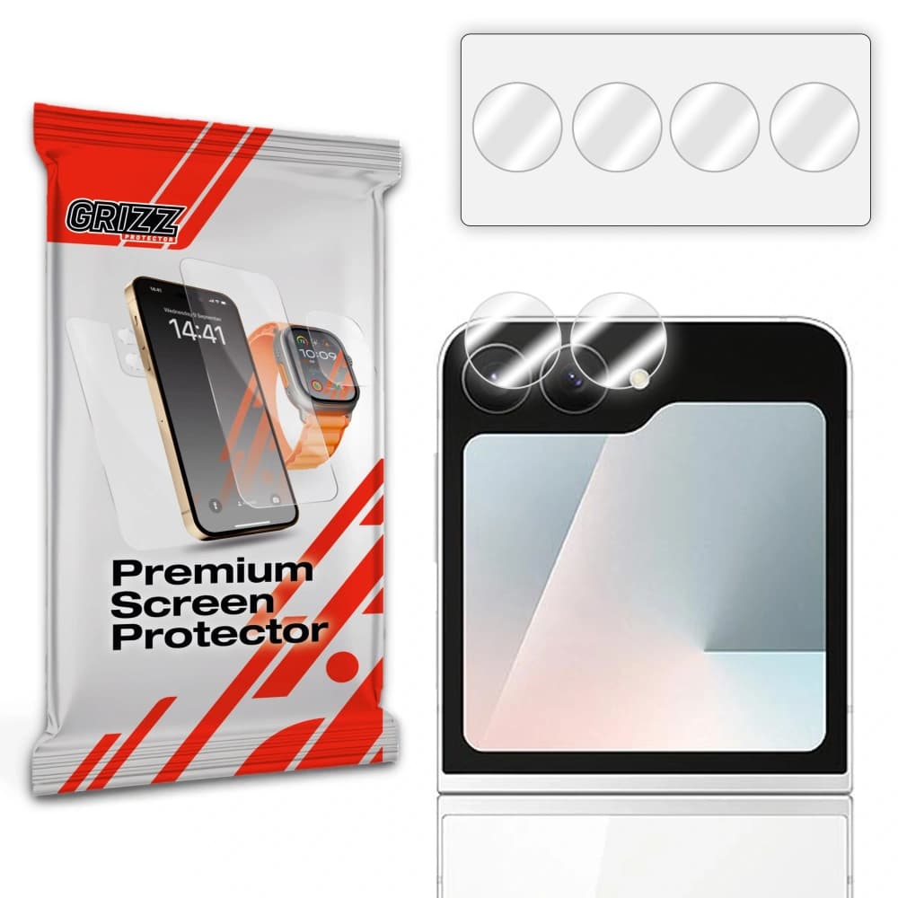 Szkło na aparat GrizzGlass HybridGlass Camera do Samsung Galaxy Z Flip7 FE - 1