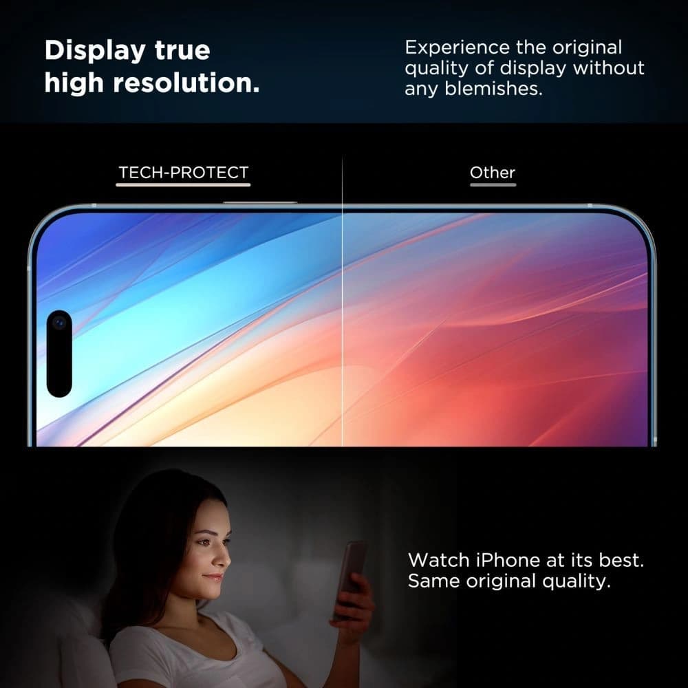 Tech-Protect Quick Set+ Apple iPhone 15 Pro Black [2 PACK] - 3