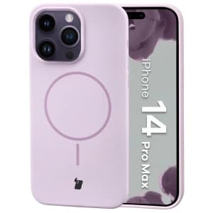 Bizon Soft Case Magnetic Apple iPhone 14 Pro Max light purple