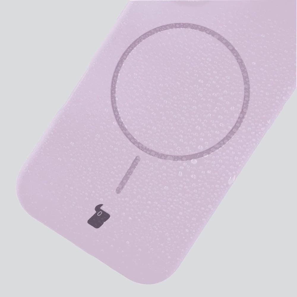 Silikonowe etui z pierścieniem magnetycznym Bizon Soft Case Magnetic do Apple iPhone 14 Pro jasnofioletowe - 7