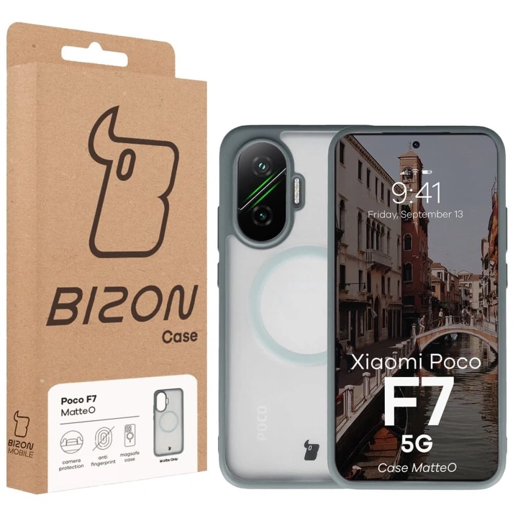 Bizon Case MatteO Magnetic Xiaomi POCO F7 rauchgrau - 7