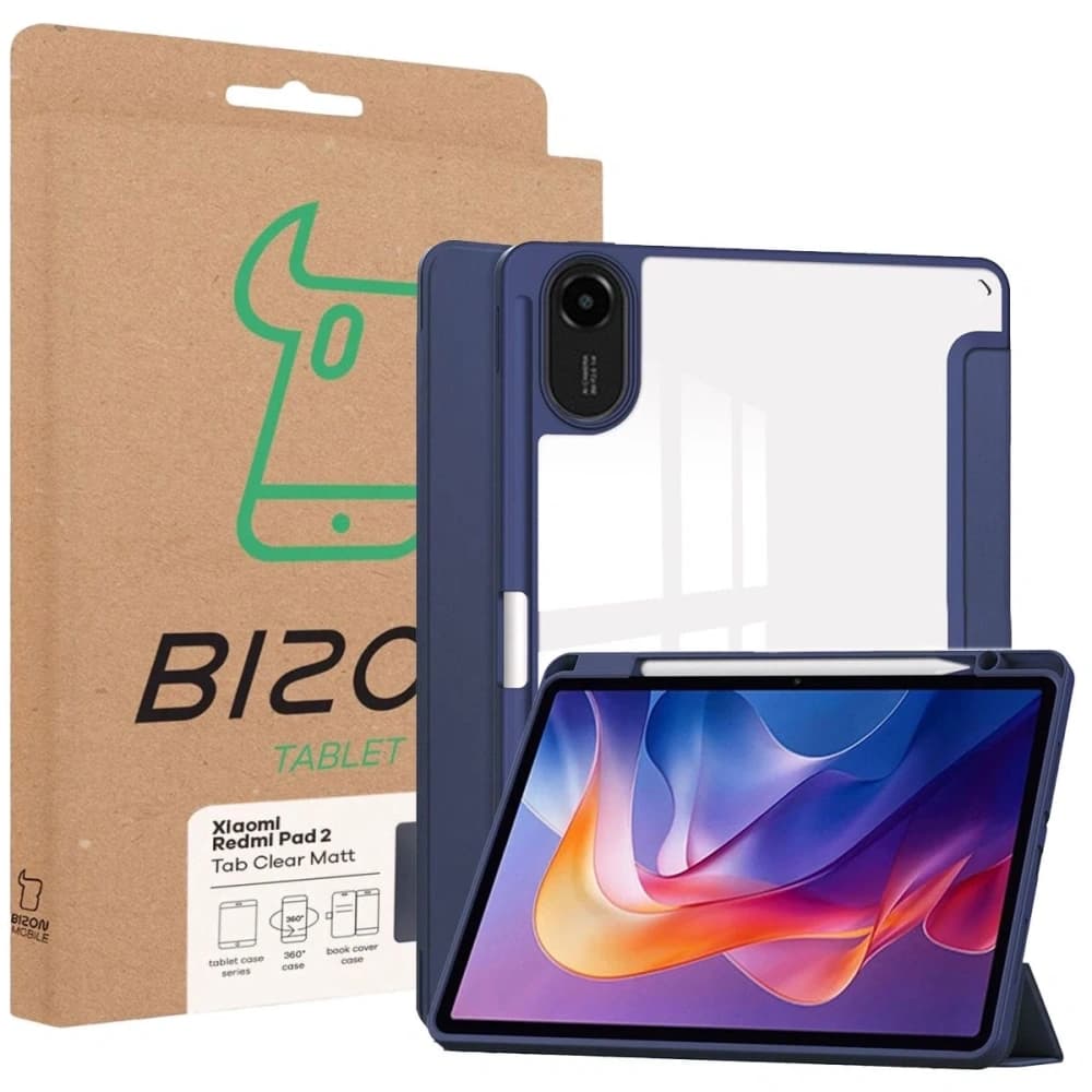 Bizon Case Tab Clear Matt Xiaomi Redmi Pad 2 Marineblau - 8